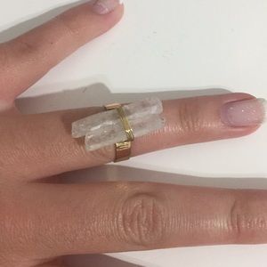 White Quartz Ring